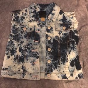 True Religion denim vest